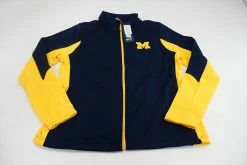 New Gear Golf Michigan W/Logo Sweater Mens Size Large Navy/Yellow 493C 00813123