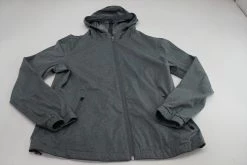 New Linksoul Golf Hoodie Full Zip Jacket Womens Small Dark Grey 492D 00813171