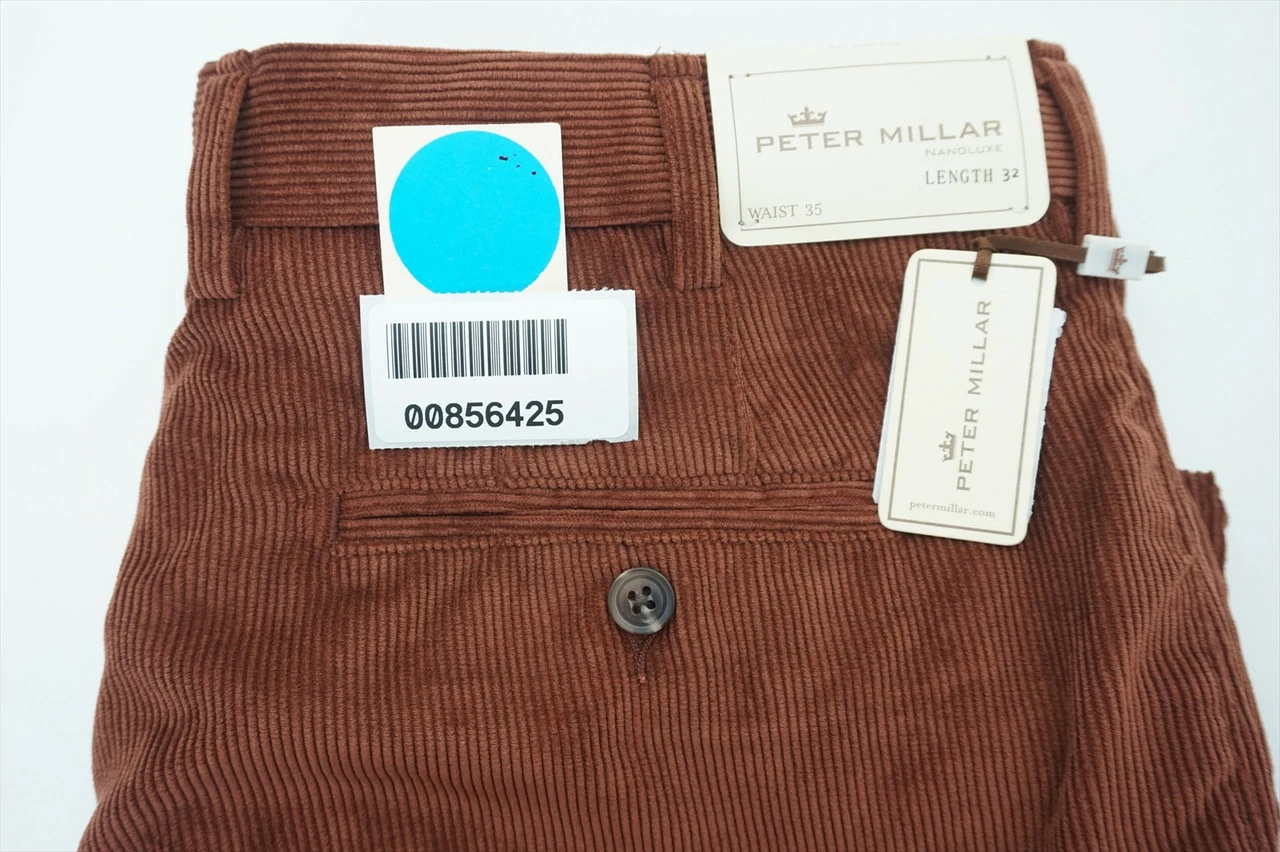 New Peter Millar Golf NanoLuxe Pants Mens Size 35 Brown Regular 472C 00856425 7 New Peter Millar Golf NanoLuxe Pants Mens Size 35 Brown Regular 472C 00856425 - Image 5