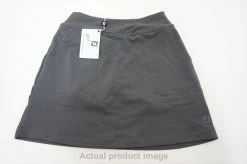 New FootJoy Golf Performance Knit Skort Womens Size X-Small Charcoal 473A 856444