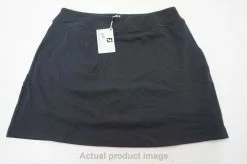 New FootJoy Golf Performance Knit Skort Skirt Womens Size XL Black 473A 00856460