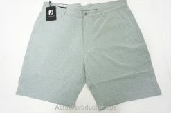 New FootJoy Lightweight Woven- Shorts Mens Size 38 Grey 474B 00857274
