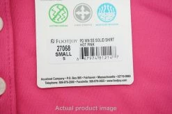 New FootJoy Golf ProDry Interlock Shirt Polo Womens Small Pink 477A 857783 -Clothing Tops Sales Store 00857783 2 74217.1599071034