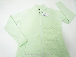 New FootJoy Golf Full Zip Jacket Womens Medium White 482A 00859029