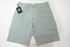 New FootJoy Lightweight Woven Shorts Mens Size 30 Heather Grey 483A 859044