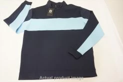 FootJoy Double Jersey Pieced Pullover Mens Large Navy/Blue 488A 859875