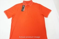 New Under Armour Golf Loose Polo Mens Size Large Orange Regular 490B 00860999