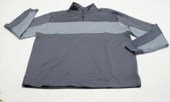 FootJoy Double Jersey Pieced Pullover Large Charcoal/Heather Grey 495F 863393