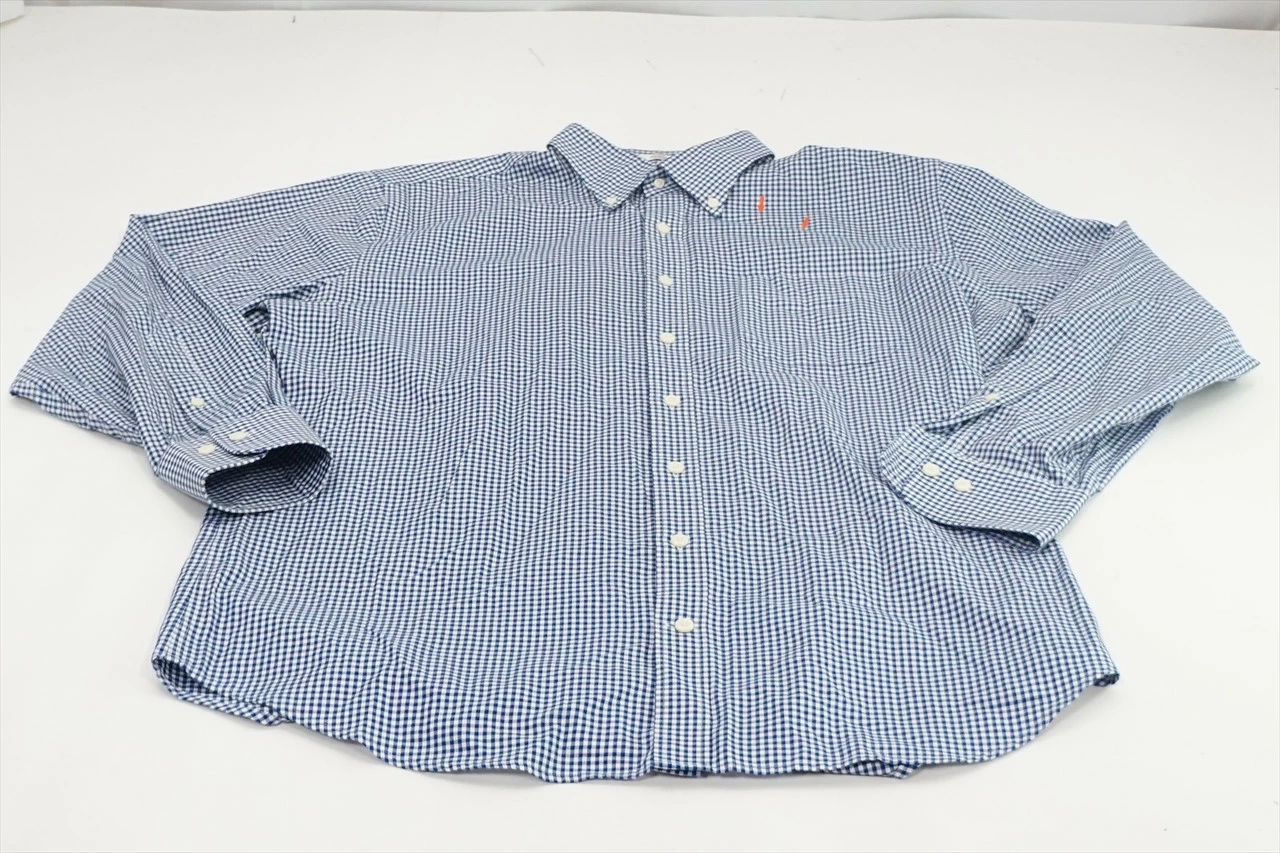 New Peter Millar Golf Classic Button Down Mens Size Large White/Blue 500B 864802 6 New Peter Millar Golf Classic Button Down Mens Size Large White/Blue 500B 864802 - Image 4