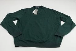 New Ashworth Golf V-Neck/ Wool Sweater Mens Size Medium FERN 504C 00865503