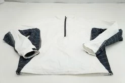 New Typhoon Golf Rainwear Half Zip Jacket Mens Large White/Black 505B 865531