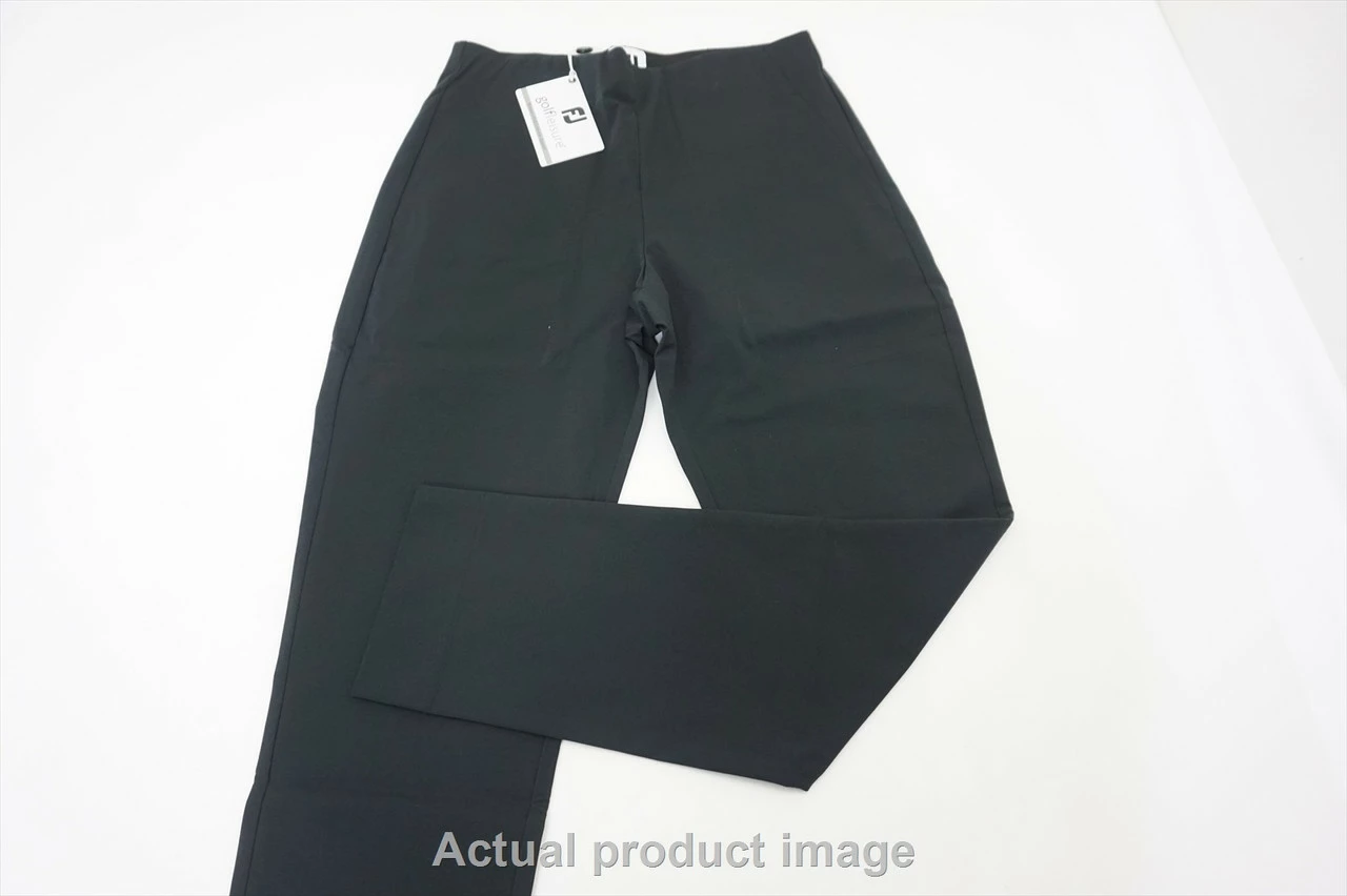 New FootJoy Golf High Waisted Crop Pants Womens Size Small Black 507A 00867227 3 New FootJoy Golf High Waisted Crop Pants Womens Size Small Black 507A 00867227