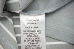 FootJoy Striped Crew Neck Polo Womens Medium Grey/White W/Logo 507A 00867243 10 FootJoy Striped Crew Neck Polo Womens Medium Grey/White W/Logo 507A 00867243 -Clothing Tops Sales Store 00867243 4 17489.1604082948