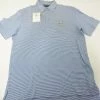 New Ralph Lauren Polo Golf Golf W/Logo Polo Mens Medium White/Blue 510A 00869368 -Clothing Tops Sales Store 00869368 1 98646.1603822302