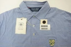 New Ralph Lauren Polo Golf Golf W/Logo Polo Mens Medium White/Blue 510A 00869368 -Clothing Tops Sales Store 00869368 5 21750.1603822304