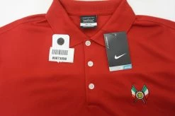 New Nike Golf Dri-Fit Polo Mens Size Large Red RegularW/Logo 522A 00873890 -Clothing Tops Sales Store 00873890 5 57645.1606920664