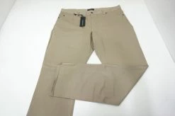 New Bugatchi Golf 5 Pocket Pants Mens Size 40 Sand Regular 527A 00875812