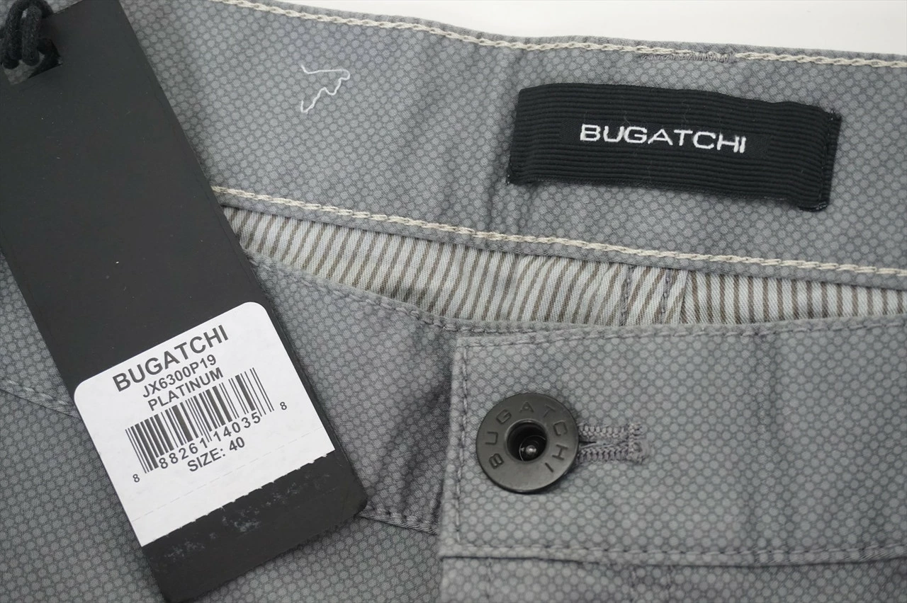 New Bugatchi Golf 5 Pocket Pants Mens Size 40 Platinum Regular 527A 00875813 4 New Bugatchi Golf 5 Pocket Pants Mens Size 40 Platinum Regular 527A 00875813 - Image 2