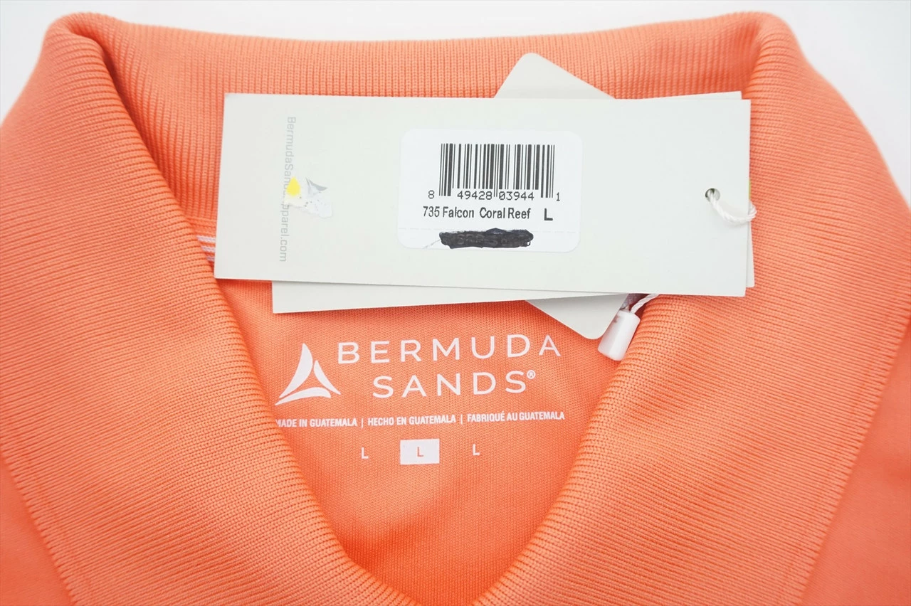 New Bermuda Sands With Logo 1887 Polo Mens Size Large Falcon Coral 529A 876608 4 New Bermuda Sands With Logo 1887 Polo Mens Size Large Falcon Coral 529A 876608 - Image 2