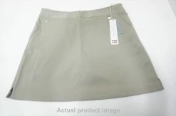 New Cutter & Buck Golf W/Short Skort Womens Size 14 Grey Regular 533A