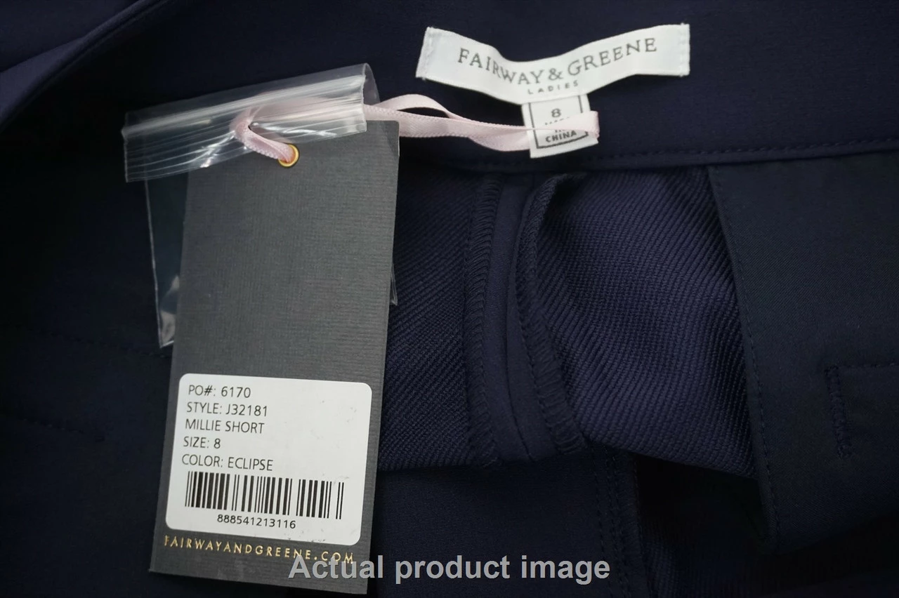 New Fairway & Greene Golf Classic Shorts Womens Size 8 Navy Regular 533A 4 New Fairway & Greene Golf Classic Shorts Womens Size 8 Navy Regular 533A - Image 2