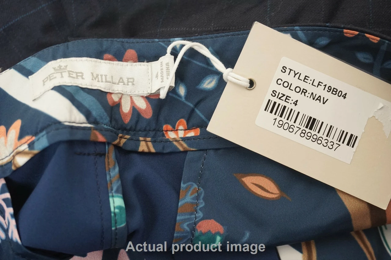 New Peter Millar Golf Wool Pants Womens Size 4 Navy Regular 533A 4 New Peter Millar Golf Wool Pants Womens Size 4 Navy Regular 533A - Image 2