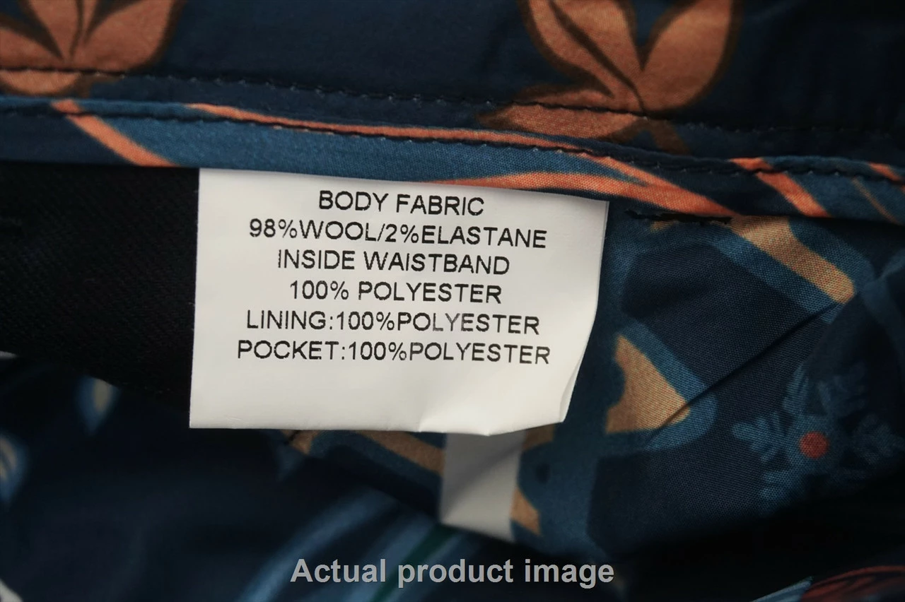 New Peter Millar Golf Wool Pants Womens Size 4 Navy Regular 533A 6 New Peter Millar Golf Wool Pants Womens Size 4 Navy Regular 533A - Image 4