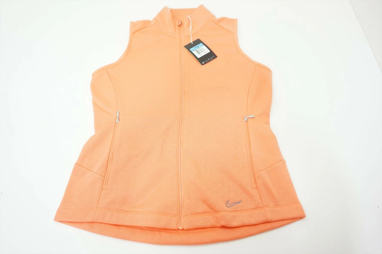 NEW Nike Golf Tour Performance Vest Womens Size Medium Orange 546A 00887623 3 NEW Nike Golf Tour Performance Vest Womens Size Medium Orange 546A 00887623