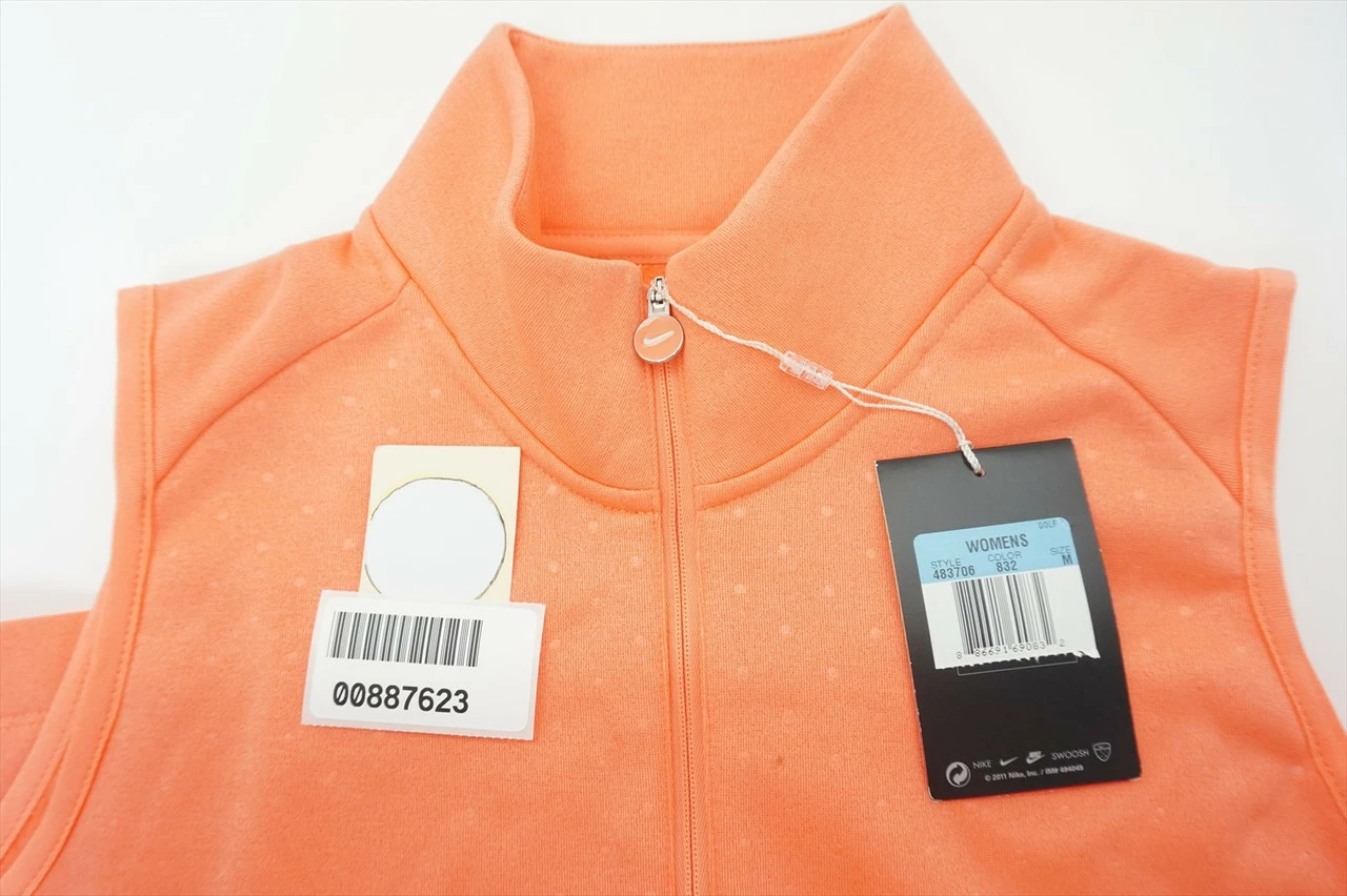 NEW Nike Golf Tour Performance Vest Womens Size Medium Orange 546A 00887623 7 NEW Nike Golf Tour Performance Vest Womens Size Medium Orange 546A 00887623 - Image 5