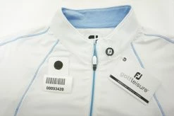 FootJoy Peach Jersey SS Ministripe Zip Polo Womens Medium White/Bluejay 557A 11 FootJoy Peach Jersey SS Ministripe Zip Polo Womens Medium White/Bluejay 557A -Clothing Tops Sales Store 00893420 5 78969.1663816186