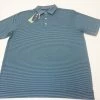 NEW FootJoy 1857 Drirelease Pinstripe Jersey Polo Mens Large Navy/Azure 566B -Clothing Tops Sales Store 00902899 1 61024.1663816390