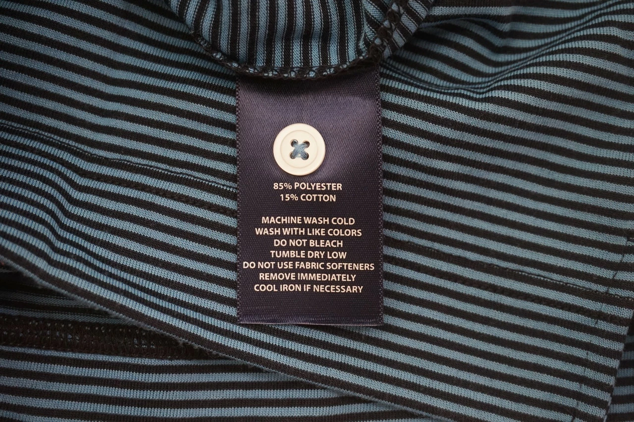 NEW FootJoy 1857 Drirelease Pinstripe Jersey Polo Mens Large Navy/Azure 566B 6 NEW FootJoy 1857 Drirelease Pinstripe Jersey Polo Mens Large Navy/Azure 566B - Image 4