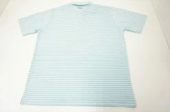 NEW FootJoy Lisle Classic Stripe AF Polo Mens Large Ice Blue/Grey 569C 904575 9 NEW FootJoy Lisle Classic Stripe AF Polo Mens Large Ice Blue/Grey 569C 904575 -Clothing Tops Sales Store 00904575 3 48044.1663816208