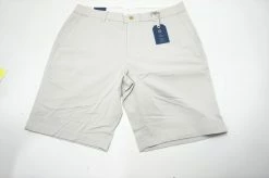 New FootJoy 1857 Twill 10 Inch Inseam Shorts Mens Size 34 W34 Stone 587A