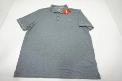 NEW Puma Golf Rancho Polo Mens Size Medium Puma Black Heather 591A 00912984