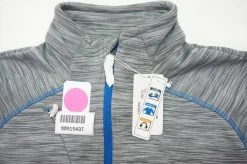 North End Flux Mlange Bonded Fleece Jacket Mens Medium Platinum/Blue 599A -Clothing Tops Sales Store 00915497 5 21392.1663816943