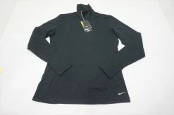 NEW Nike Golf Dri-Fit Pullover Womens Size XL Black Regular 599B 00915503
