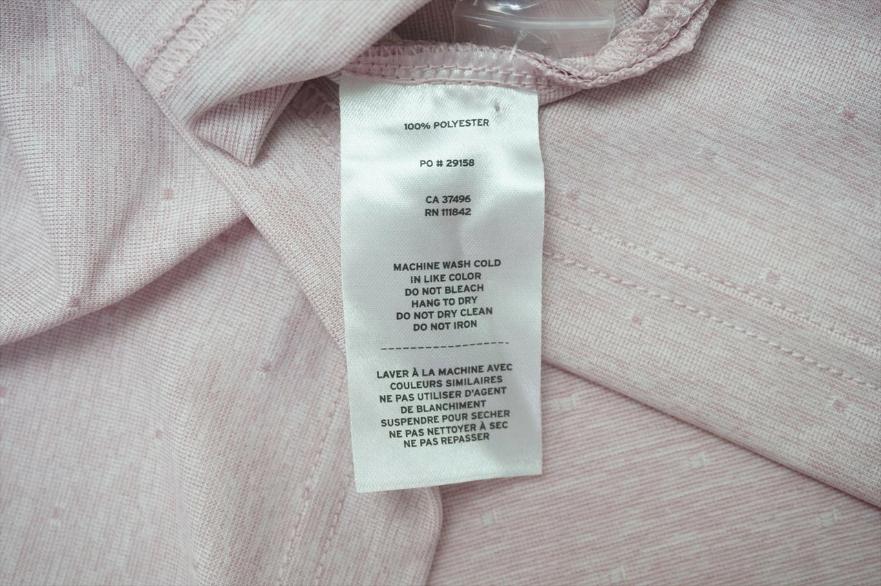 NEW Levelwear Golf Grove Polo Mens Medium Violet Ice/Solid Iron W/Logo 613A 6 NEW Levelwear Golf Grove Polo Mens Medium Violet Ice/Solid Iron W/Logo 613A - Image 4