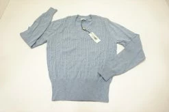 NEW Sport Haley Golf V-Neck Sweater Womens Size Small Sky 614A 00923808