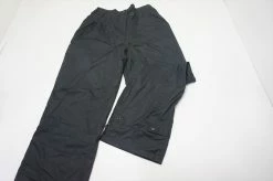 NEW Glen Echo Golf Rain Pants Womens Size W/L Medium Black Regular 617C