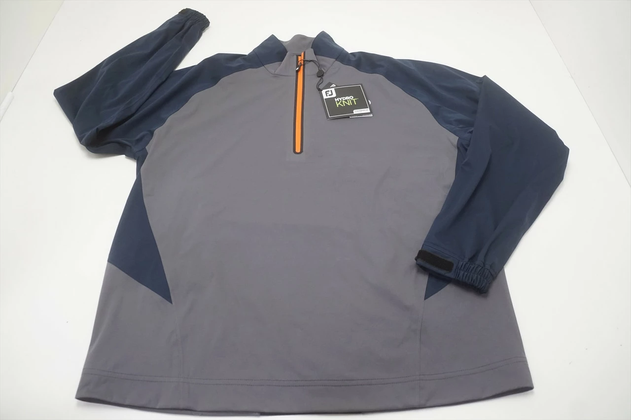 NEW FootJoy Golf Hydroknit Pullover Mens Size Large Charcoal/Black Check 622B 3 NEW FootJoy Golf Hydroknit Pullover Mens Size Large Charcoal/Black Check 622B