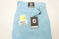 NEW FootJoy Golf Batik Print Shorts Mens Waist Size 34 W34 Light Blue 626C -Clothing Tops Sales Store 00929294 5 87301.1663817285