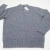 Peter Millar Textured Mock Merino Wool Sweater Mens Medium Grey Crewneck 629B -Clothing Tops Sales Store 00931033 1 99637.1663817035