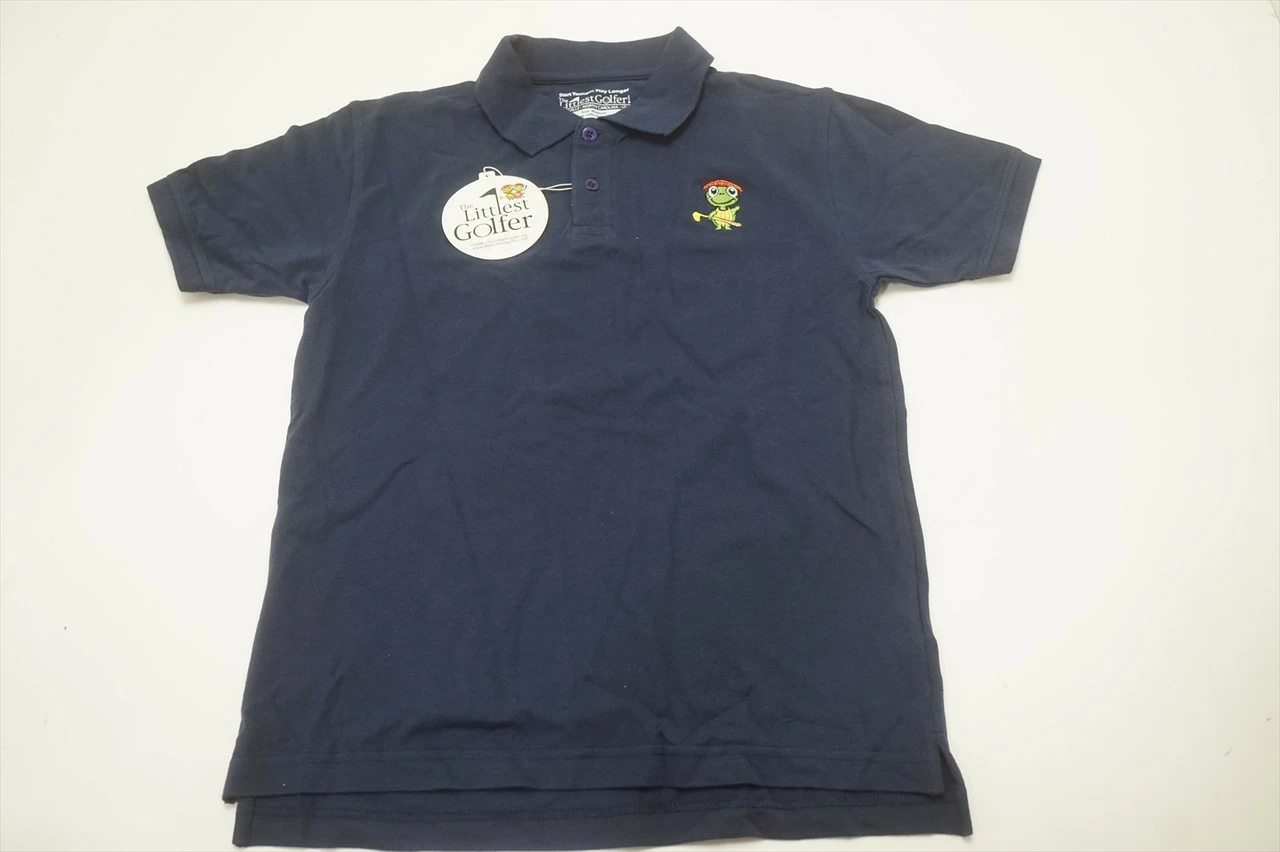 NEW Littlest Golfer Golf Polo Boys Size Medium Black Regular 632B 00933593 3 NEW Littlest Golfer Golf Polo Boys Size Medium Black Regular 632B 00933593