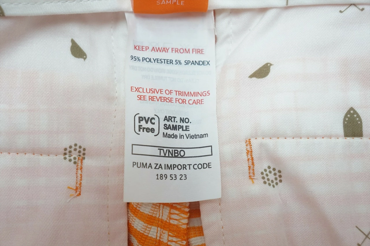 Puma Golf Ombre Plaid Bermuda Juniors Shorts Boys Size Large White/Orange 635B 6 Puma Golf Ombre Plaid Bermuda Juniors Shorts Boys Size Large White/Orange 635B - Image 4