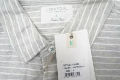 NEW Linksoul Golf Tempus Fugit Polo Mens Size Small Driftwood W/Logo 640A 936126 -Clothing Tops Sales Store 00936126 2 29757.1663818125