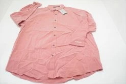 NEW Greg Norman Golf With Logo Button Down Mens Size XXL Pink 640B 00936159