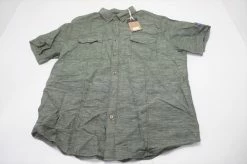 NEW Salute Golf Dover Button Down Mens Size Large Tactical Green 643A 00937454