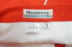 NEW Monterey Golf Classic Shorts Mens Size 16 Orange Regular 656A 00944547 -Clothing Tops Sales Store 00944547 4 36417.1663818224
