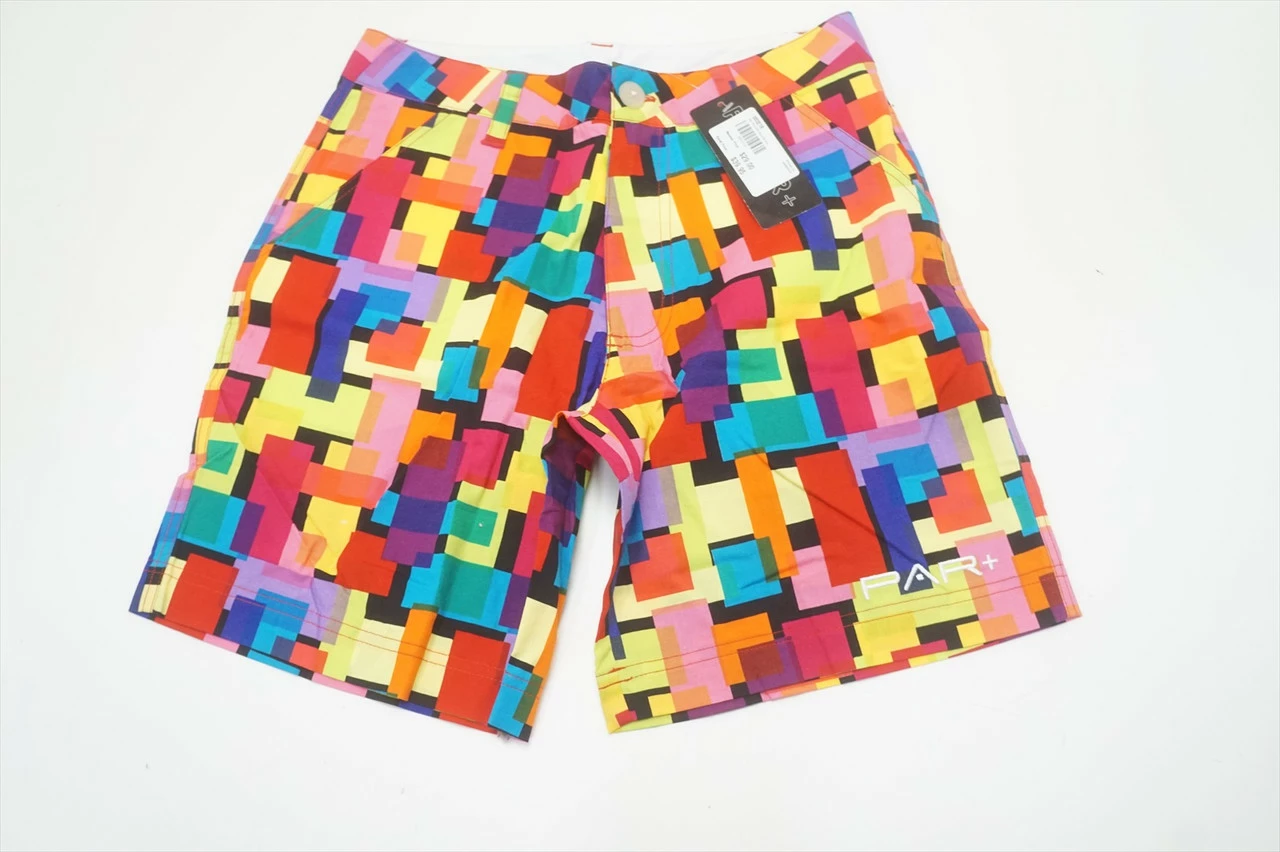 NEW Par+ Golf Classic Shorts Boys Size Large Multi Regular 657A 00944921 3 NEW Par+ Golf Classic Shorts Boys Size Large Multi Regular 657A 00944921